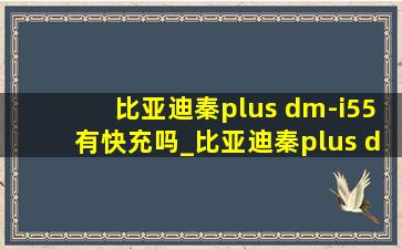 比亚迪秦plus dm-i55有快充吗_比亚迪秦plus dm-i55油箱多大